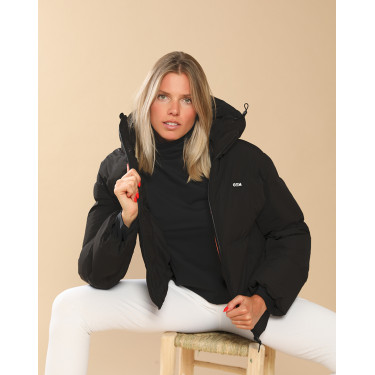 Chaqueta acolchada Royale GEM Equitación mujer Negro