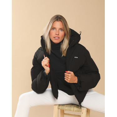 Chaqueta acolchada Royale GEM Equitación mujer Negro