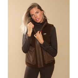 Chaqueta acolchada Charlie GEM Equitación Chocolate Marr&amp;amp;amp;oacute;n