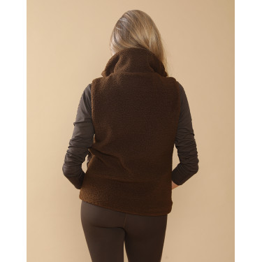 Chaqueta acolchada Charlie GEM Equitación Chocolate Marr&amp;amp;amp;oacute;n