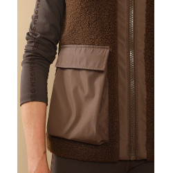Chaqueta acolchada Charlie GEM Equitación Chocolate Marr&amp;amp;amp;oacute;n