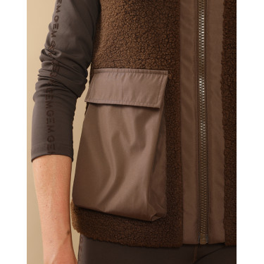 Chaqueta acolchada Charlie GEM Equitación Chocolate Marr&amp;amp;amp;oacute;n