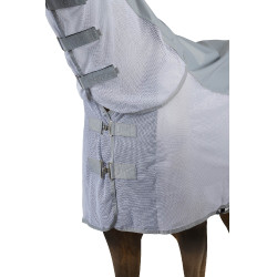 Manta de equitación impermeable antimoscas con cuello Horze Manta de equitación impermeable antimoscas con cuello Horze