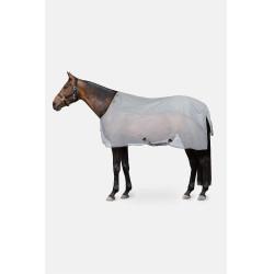 Manta de equitación impermeable antimoscas con cuello Horze Manta de equitación impermeable antimoscas con cuello Horze