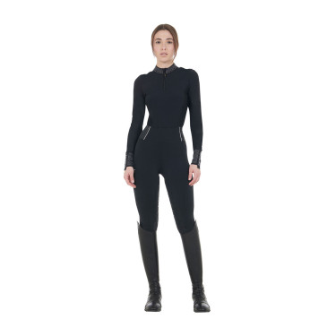 Polo técnica de mujer de entrenamiento con strass Equestro