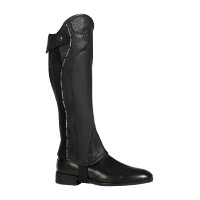 Polainas unisex de cuero con ribete en contraste New Equestro