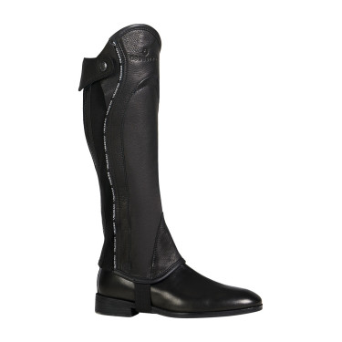 Polainas unisex de cuero con ribete en contraste New Equestro