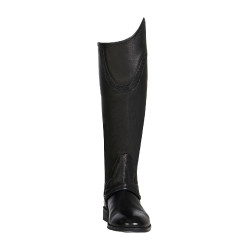 Polainas unisex de cuero con ribete en contraste New Equestro