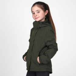 Aubrion React abrigo térmico impermeable joven jinete
