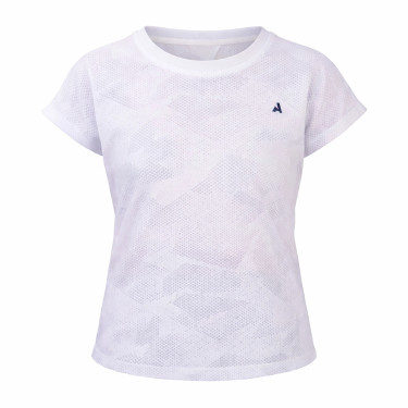 Camiseta técnica React jinete joven Shires Aubrion Blanco