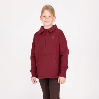 Jersey con cremallera corta Aubrion Equestrian para joven jinete Puerto Burdeos