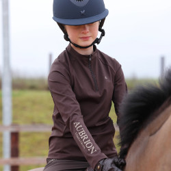 Camiseta térmica ecuestre niño Aubrion – invierno