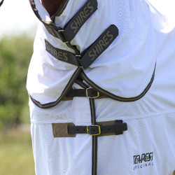 Manta antimoscas equitación con cuello Shires Tempest