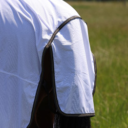Manta antimoscas equitación con cuello Shires Tempest