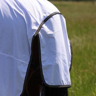 Manta antimoscas equitación con cuello Shires Tempest