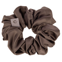 Covalliero Scrunchie OI26 Chocolate con leche Gris