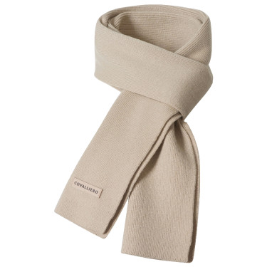Bufanda de punto Covalliero AH26 Beige Bufanda de punto Covalliero AH26 Beige