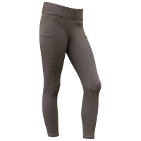 Legging ecuestre Covalliero AH26 mujer Chocolate con leche Gris
