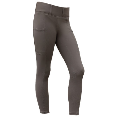 Legging ecuestre Covalliero AH26 mujer Chocolate con leche Gris