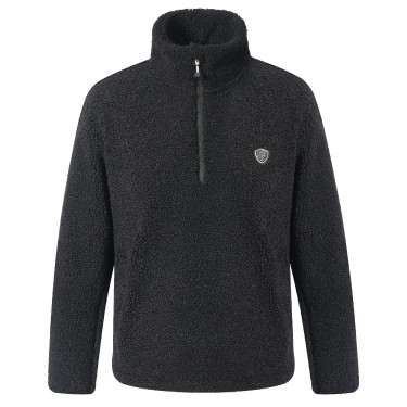 Sudadera de punto Teddy AH26 mujer Covalliero Negro