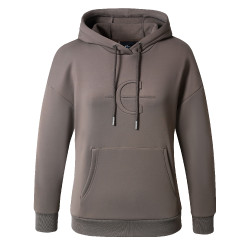 Sudadera Covalliero OI26 Mujer Chocolate con leche Gris