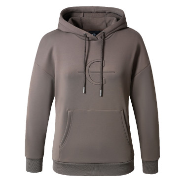 Sudadera Covalliero OI26 Mujer Chocolate con leche Gris
