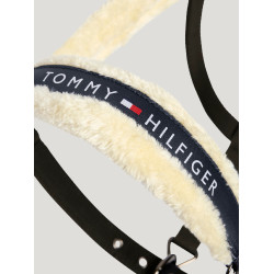 Cabezada y ramal Tommy Hilfiger Equestrian Yale con borreguillo Verde camuflaje