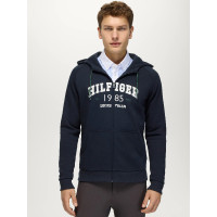 Chaqueta con cremallera Parker para hombre Tommy Hilfiger Equestrian Cielo del desierto Azul