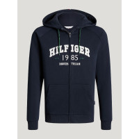 Chaqueta con cremallera Parker para hombre Tommy Hilfiger Equestrian Cielo del desierto Azul