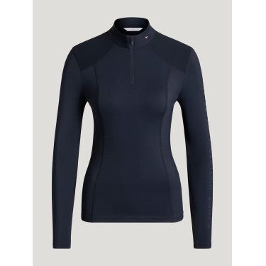 Capa base con cremallera 1/4 Echo para mujer Tommy Hilfiger Equestrian