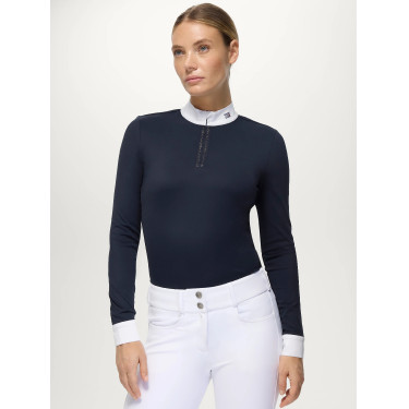 Camisa de competición para mujer con strass Monica Tommy Hilfiger Equestrian