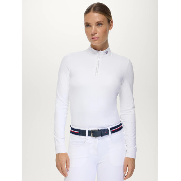 Camisa de competición para mujer con strass Monica Tommy Hilfiger Equestrian