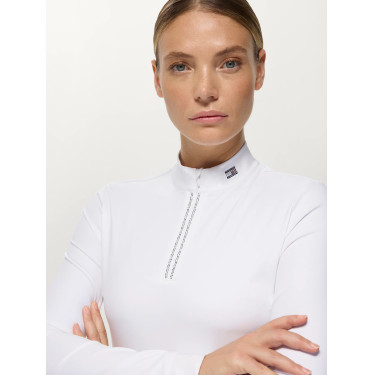 Camisa de competición para mujer con strass Monica Tommy Hilfiger Equestrian