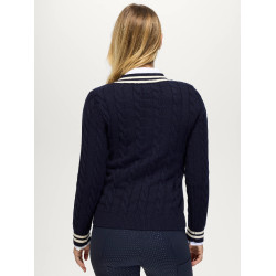 Jersey de mujer con cuello de pico de ochos Roseville Tommy Hilfiger Equestrian