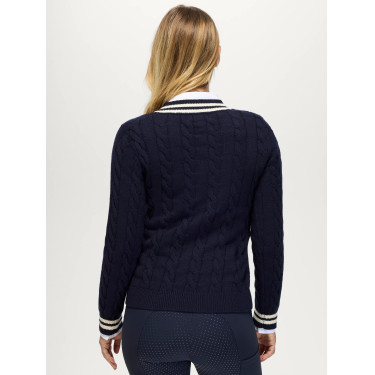 Jersey de mujer con cuello de pico de ochos Roseville Tommy Hilfiger Equestrian