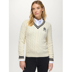 Jersey de mujer con cuello de pico de ochos Roseville Tommy Hilfiger Equestrian