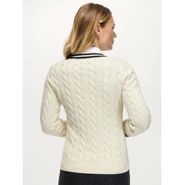 Jersey de mujer con cuello de pico de ochos Roseville Tommy Hilfiger Equestrian