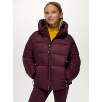 Chaqueta acolchada Glendale Young Rider Tommy Hilfiger Equestrian Burdeos intenso