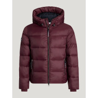 Chaqueta acolchada Glendale Young Rider Tommy Hilfiger Equestrian Burdeos intenso