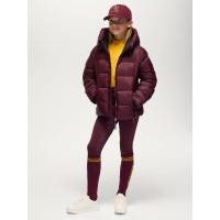 Chaqueta acolchada Glendale Young Rider Tommy Hilfiger Equestrian Burdeos intenso