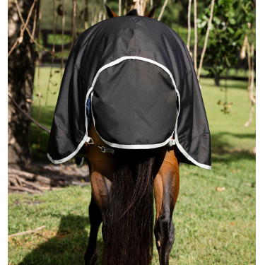 Manta de exterior Amigo Ripstop 900D Quarter Horse Plus 0 g Horseware Negro / plata