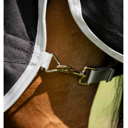Manta de exterior Amigo Ripstop 900D Quarter Horse Plus 0 g Horseware Negro / plata