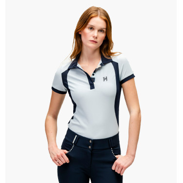 Polo técnico ecuestre transpirable para mujer Polo técnico ecuestre transpirable para mujer