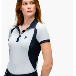 Polo técnico ecuestre transpirable para mujer Polo técnico ecuestre transpirable para mujer