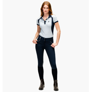 Polo técnico ecuestre transpirable para mujer Polo técnico ecuestre transpirable para mujer