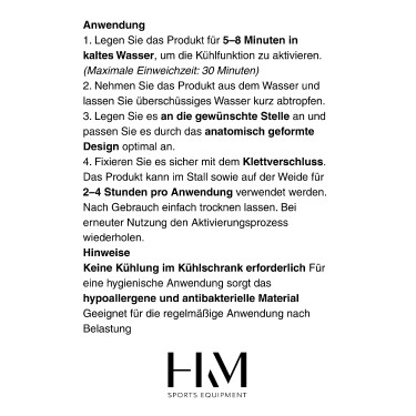 Botas refrigerantes EquineCarePro- HKM Botas refrigerantes EquineCarePro- HKM