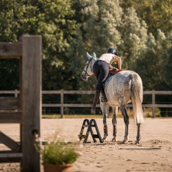 Escalón plegable 60 cm negro para equitación | EQUI-CLIC
