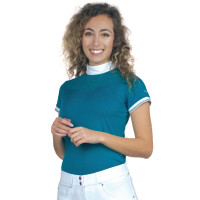 Polo mujer Cassia Flags & Cup manga corta Azul esmeralda Polo mujer Cassia Flags & Cup manga corta Azul esmeralda
