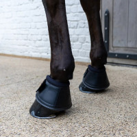 Campanas de equitación Pro XXL negras | Protección gel