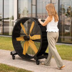 Ventilador con cable de 144 cm Negro